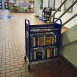 The Little Blue Book Cart