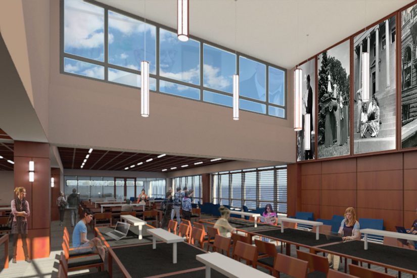 Artist rendering of Silverman Grand Reading Room