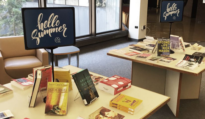 Hello summer library exhibit July 2016