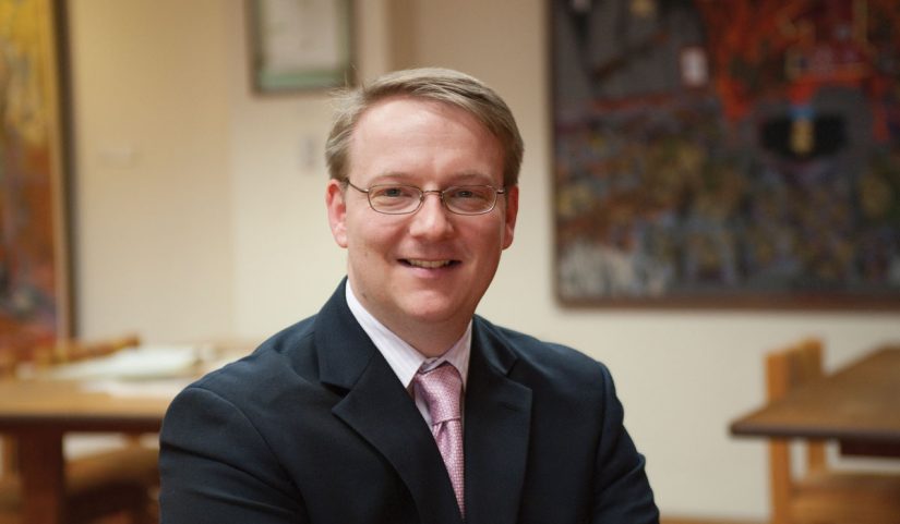 UB Librarian James Maynard in Special Collections